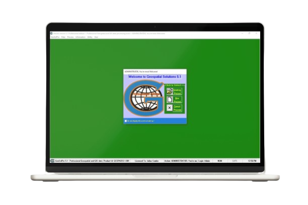 GeoSolPro Application interface screenshot